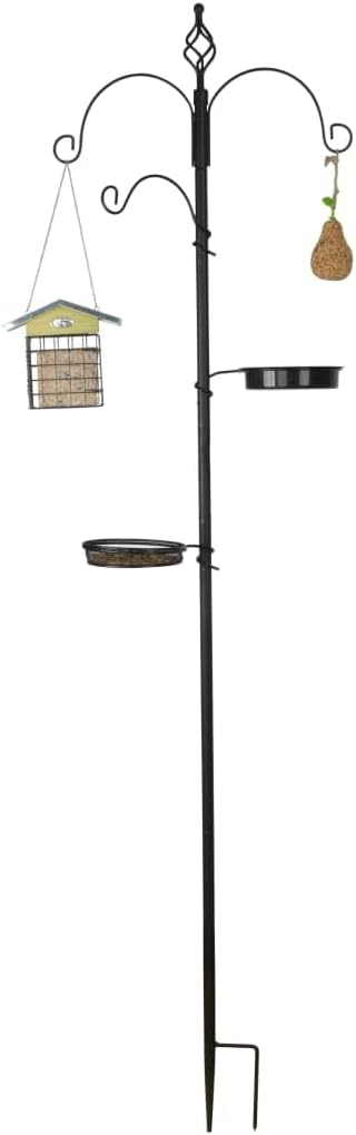 esschert design fb405 series bird station shown in use