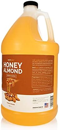 bark2basics wild berry dog shampoo and honey & showing dimensions