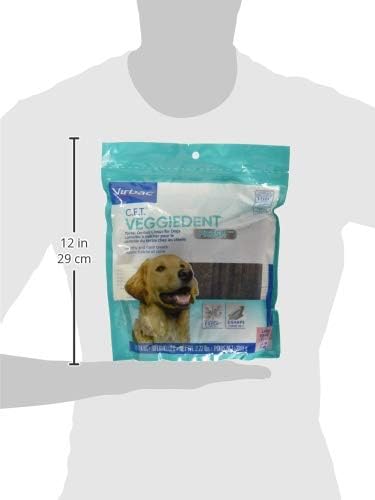 c.e.t. veggiedent fr3sh plaque and tartar control chews, side view