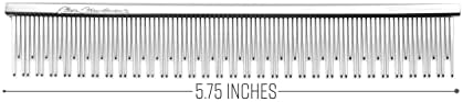 chris christensen groomer's bundle - 6 in. cat/carding shown in use