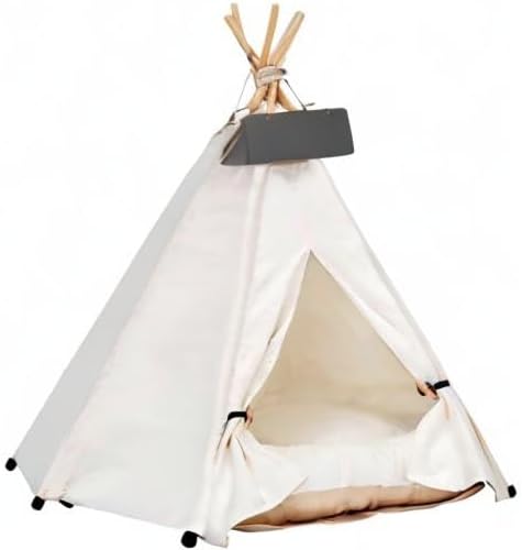 scnbom pet teepee dog & puppy cat tents, view 10