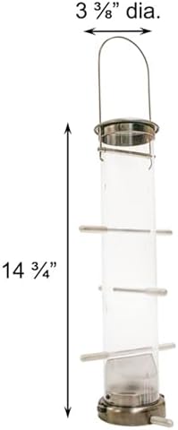 aspects 400 quick-clean thistle tube feeder, medium, close-up detail