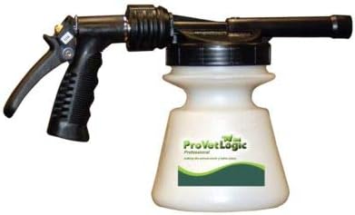 provetlogic kennel and turf care 1 gallon kit shown in use