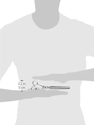 master grooming tools stainless steel 5200 series thinning, close-up detail