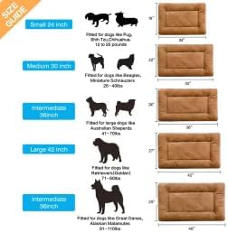 dog beds crate pad for large dogs ultra shown in use