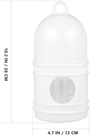 balacoo bird water dispenser 2-pack plastic bird cage, side view