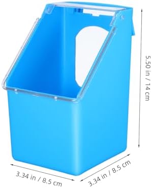 frcolor pigeon feeders 8 pcs hanging bird feeder, side view