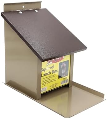 zenport z38079 squirrel lunch box hopper squirrel feeder showing dimensions