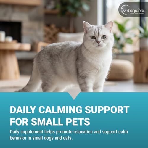 vetoquinol zylkene, calming capsules for small dogs & shown in use