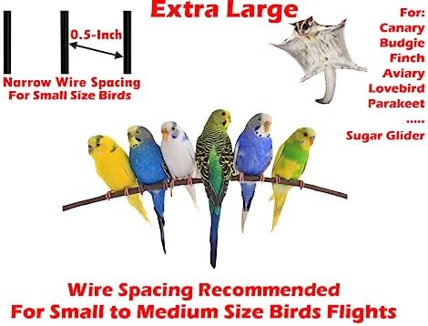 extra large 64" deluxe breeding breeder rolling flight shown in use