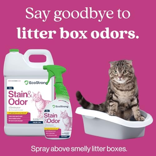 eco strong cat stain and odor remover| enzyme showing dimensions