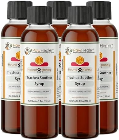 trachea soother syrup 5pak hound honey - natural shown in use