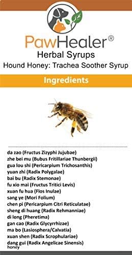 trachea soother syrup 5pak hound honey - natural showing dimensions