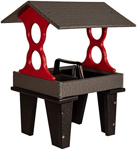 jcs wildlife medium ground fly thru bird feeder, main product view