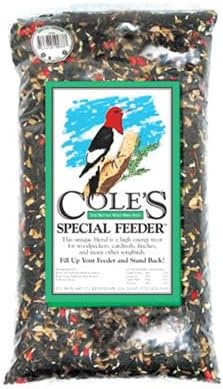 cole's sf20 special feeder bird seed, 20-pound, side view