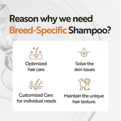 hyponic shampoo for retriever - hypoallergenic breed-specific shampoo, side view