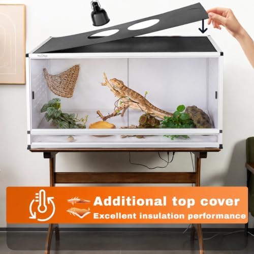 120 gallon pvc reptile enclosure 48"x24"x24" 2-pack –, close-up detail