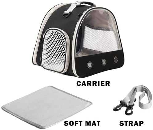 guinea pig carrier and playpen set - breathable, side view