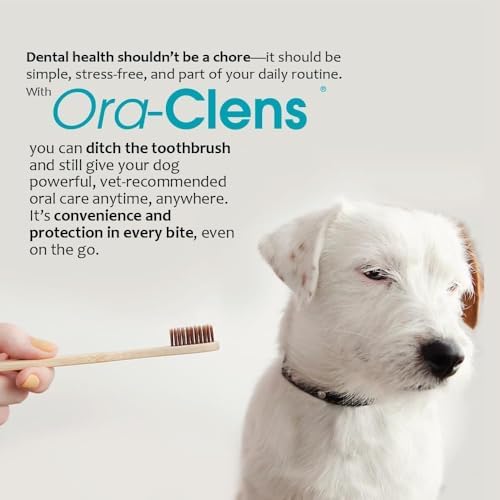 oral hygiene chews for large dogs – enzymatic, side view