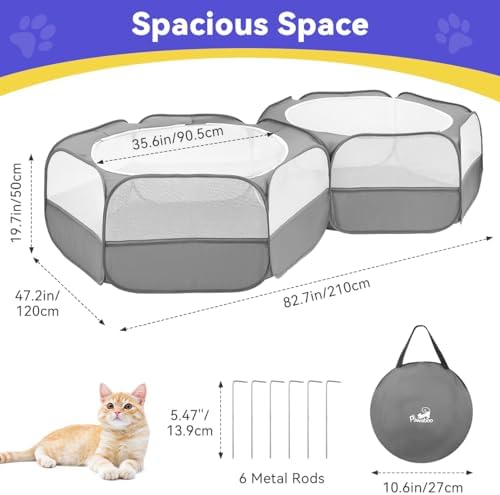 pawaboo small animals playpen, large chick brooder with, close-up detail