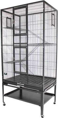 congo cage - durable 68" tall cage shown in use