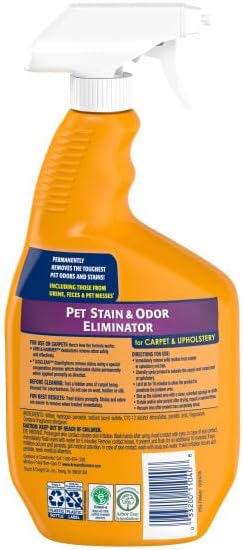 arm & hammer pet stain and odor eliminator, close-up detail