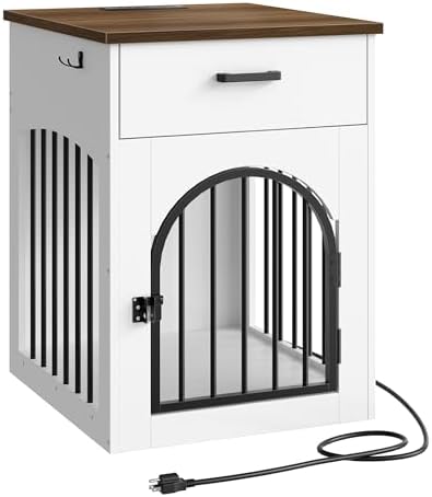 choezon dog crate furniture, wooden dog kennel with, view 9