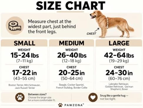 dog anxiety vest – calming vest & compression, close-up detail
