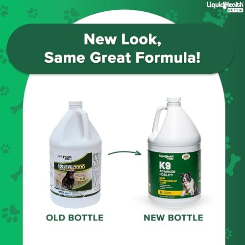 liquidhealth pets k9 liquid glucosamine level 5000 for shown in use