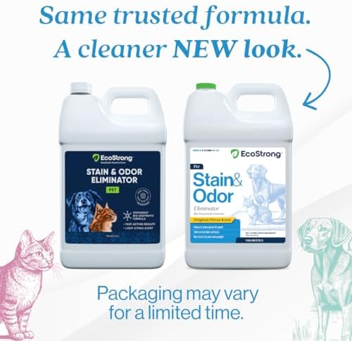 eco strong pet stain and odor remover shown in use