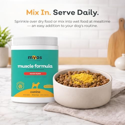 myos muscle & joint dog supplement - hip showing dimensions