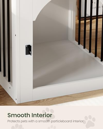 choezon dog crate furniture, wooden dog kennel with on a desk or shelf