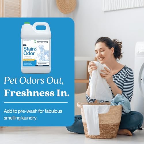 eco strong pet stain and odor remover, side view