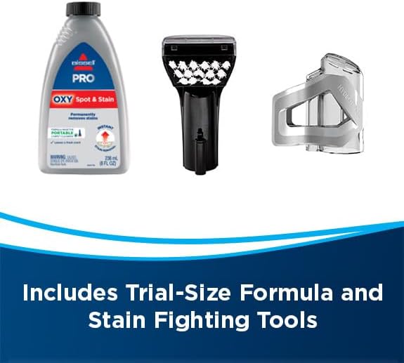 bissell - portable carpet cleaner - spotclean proheat showing dimensions
