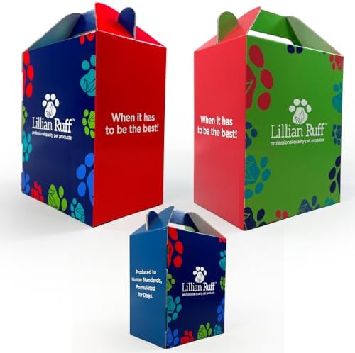 lillian ruff starter pack gift set for dogs, close-up detail