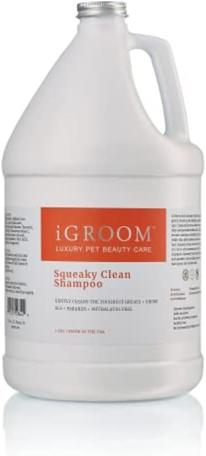 igroom squeaky clean dog shampoo, luxury pet beauty, main product view