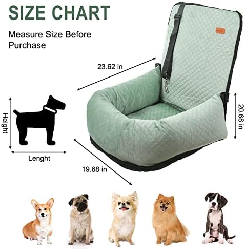 dog car seat for small medium dogs pet shown in use