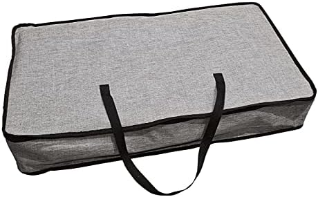 double pet dog booster car seat for large showing dimensions