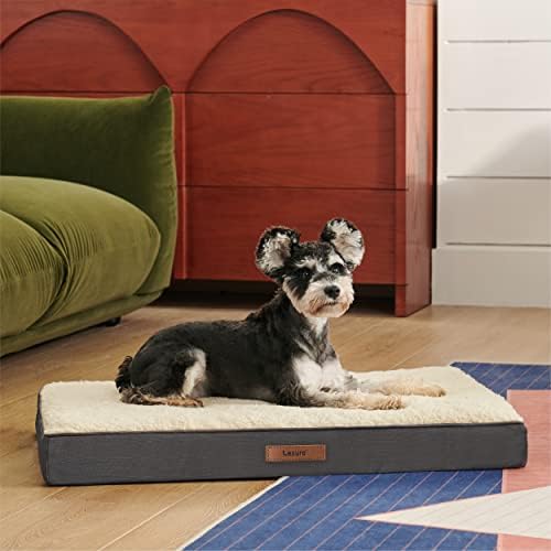 le sure washable egg crate foam plush dog, view 9