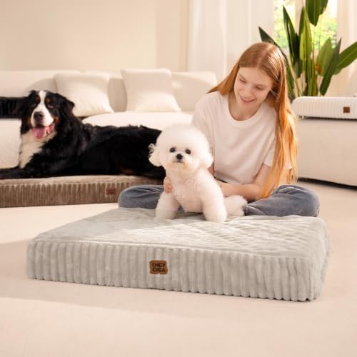 eheyciga orthopedic xxl dog bed 47"x29" extra large, front angle view