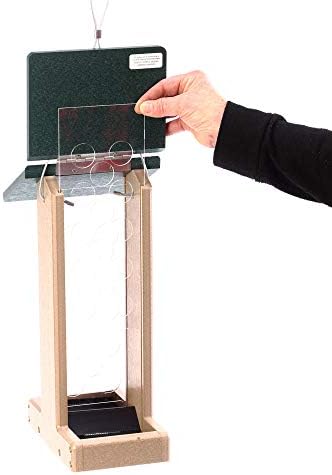 birds choice whole peanut bird feeder for blue, side view
