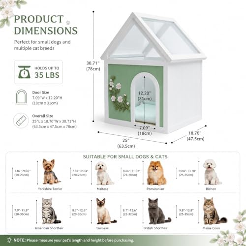 modern indoor dog house for small dogs, solid, side view