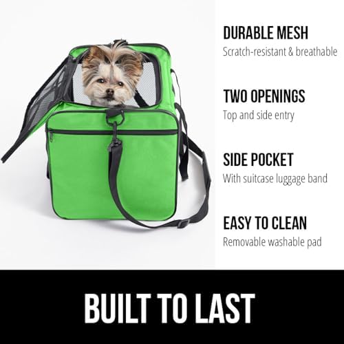 gorilla grip cat carrier travel bag up to shown in use