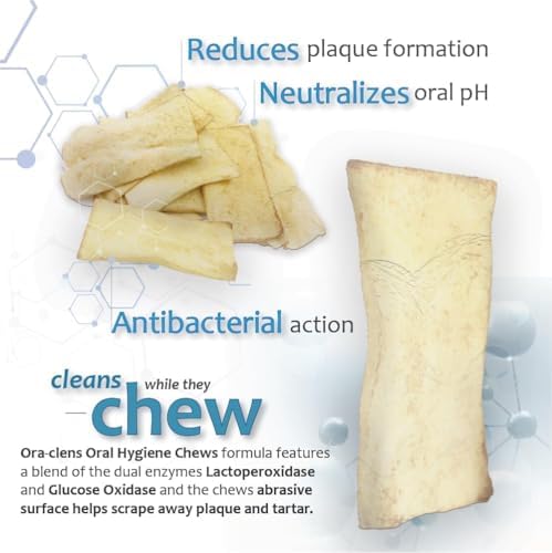 oral hygiene chews for large dogs – enzymatic, close-up detail