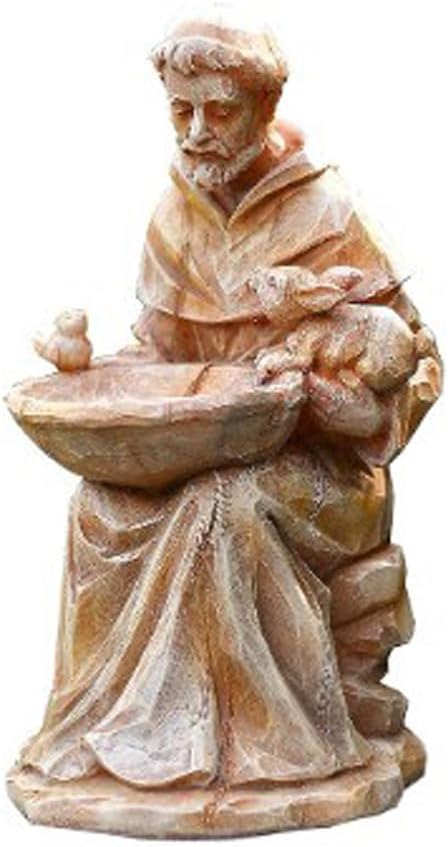 napco imports sitting saint francis of assisi holding, main product view