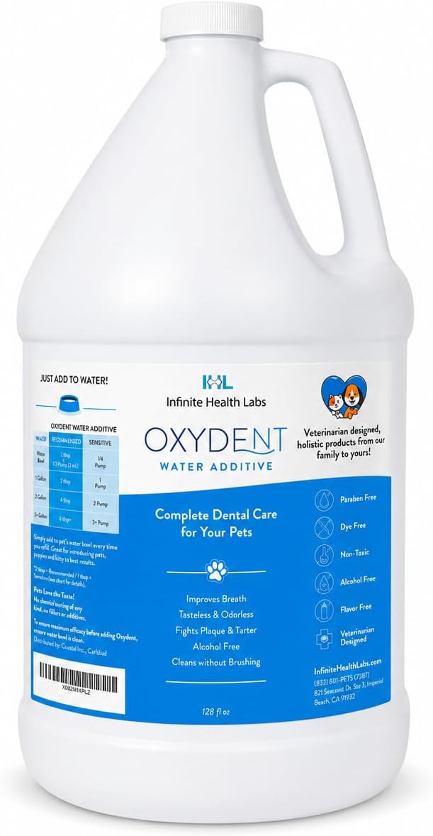 oxydent dental water additive, dogs & cats, 1, main product view