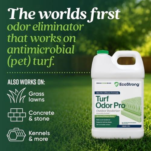 eco strong artificial turf cleaner for pet urine, side view
