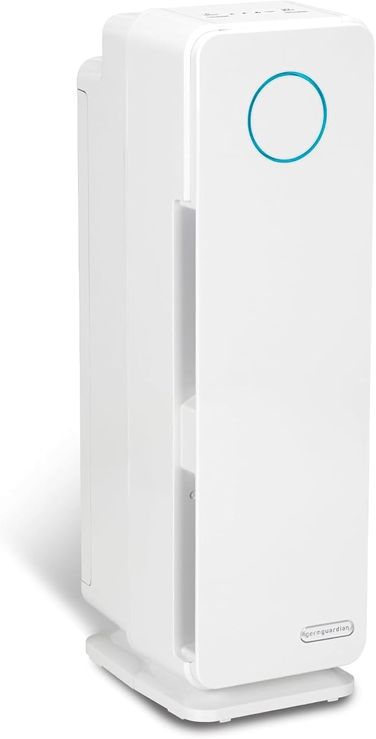 germguardian air purifier for homes with pets, h13, main product view