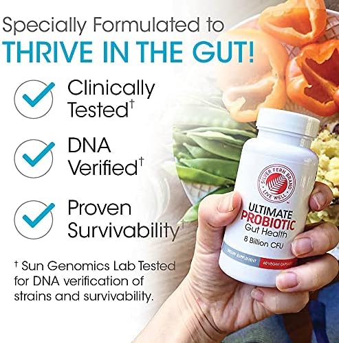 silver fern ultimate probiotic 2-pack – probiotics for showing dimensions