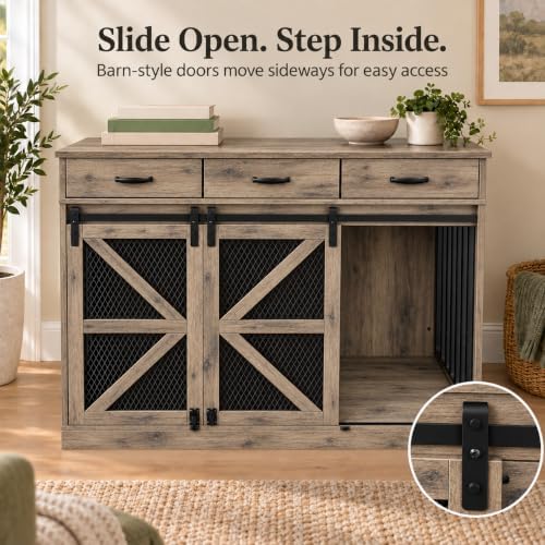 kepptory furniture dog crate for medium or 2, package contents